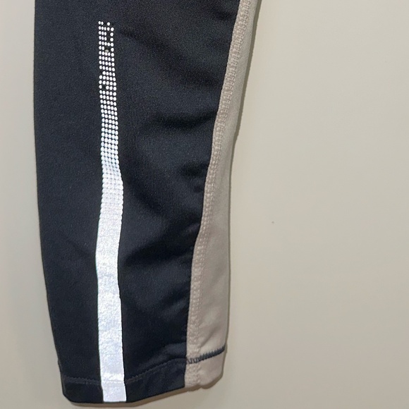 Women's High-Waisted Leggings - US S - Grey - Cream - H&M - Picture 6 of 8